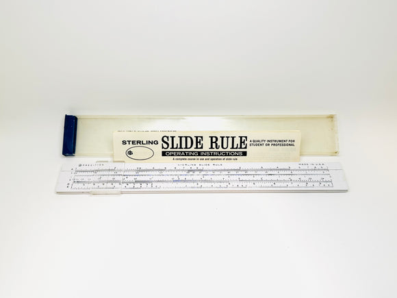 Vintage Precision Sterling Slide Rule
