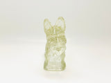 Vintage T H Stough Co Jennette Pa Scottie Dog Glass Candy Container