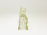 Vintage T H Stough Co Jennette Pa Scottie Dog Glass Candy Container