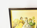 Vintage Silk French Antique Fashion Framed Prints