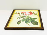 Vintage Silk Rose Framed Print