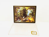 Vintage Philmar ‘Road in the Woods’ fabric Framed Print