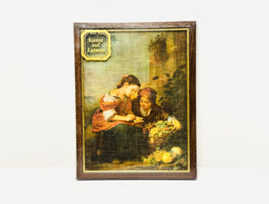 Vintage Bartolome Esteban Murillo ‘The Little Fruit Seller’ fabric Framed Print