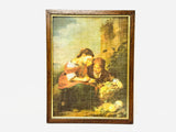 Vintage Bartolome Esteban Murillo ‘The Little Fruit Seller’ fabric Framed Print