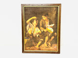 Vintage Bartolome Esteban Murillo ‘Children Eating Grapes and a Melon’ fabric Framed Print