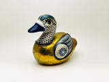 1970’s Sergio Bustamante Inspired Pottery and Bronze Bird Sculpture
