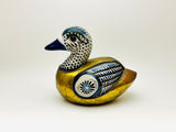 1970’s Sergio Bustamante Inspired Pottery and Bronze Bird Sculpture