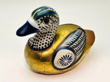 1970’s Sergio Bustamante Inspired Pottery and Bronze Bird Sculpture
