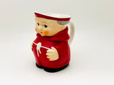 Vintage W. Germany Goebel Friar Tuck Monk 4” Creamer