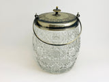 1880-90’s Daniel & Arter Victorian Glass Biscuit Barrel