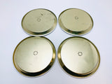 Vintage Canada Coat of Arms and Emblems Set of 4 Tin Plates