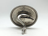 Vintage Silver Swan Ring Tree