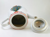 Vintage Fine China Christmas Teapot