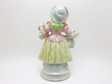 Vintage Girl With Grapes Porcelain Figurine
