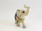 Vintage Hand Painted Miniature Porcelain Elephant