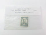 1931 Georges Etienne Cartier Stamp Cat #CM0190