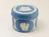 Vintage Wedgwood Blue Jasperware Trinket Box