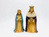 Vintage 1970's Plastic Nativity Figurines