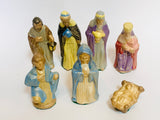 SOLD! 1960’s 13 Pcs Porcelain Nativity Set