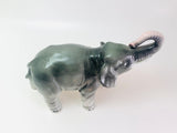 Vintage Sitzendorf Germany Porcelain Elephant