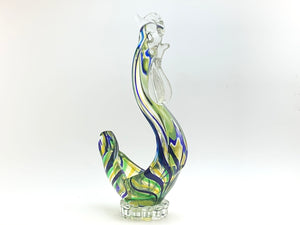 Vintage Art Glass Rooster