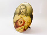 Vintage Sacred Heart of Jesus Tin Picture