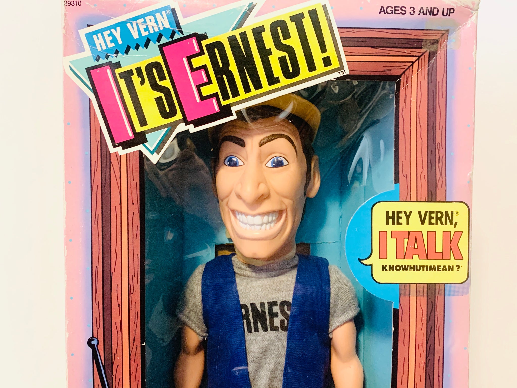 SOLD! 1989 Kenner Hey Vern It's Ernest Talking Pullstring Doll