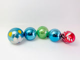 Vintage Small Glass Christmas Ornaments