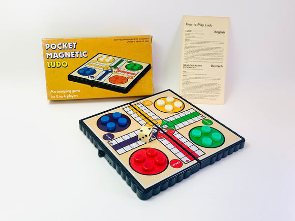 Vintage Pocket Magnetic Ludo Game