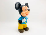 Vintage Mickey Mouse Rubber Squeeze Toy Made in Hong Kong, Walt Disney Productions 