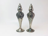 Vintage Monarch Silver Plated Lead Salt and Pepper Shakers