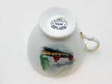 Vintage Royal Vale English Bone China RCMP Tea Cup and Saucer