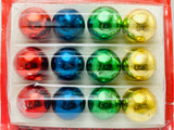 Vintage Small Glass Ball Tree Ornaments