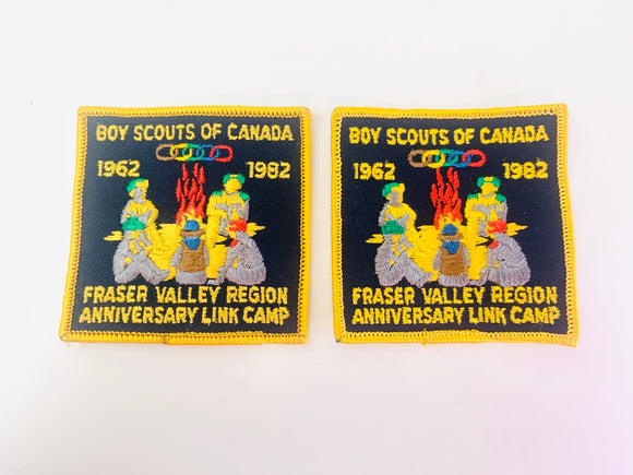 Vintage Boy Scouts Of Canada Fraser Valley Patches