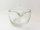 Vintage Blown Glass Gravy Boat With Ladle