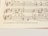 1959 Ten Busy Fingers, Marjorie Hesse, Big Note Piano Sheet Music