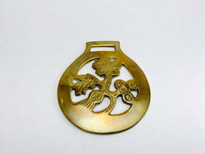 Vintage Horse Brass, Rose, Shamrock and Thistle
