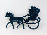 1975 Homco Plastic Horse and Carriage Wall Hanging