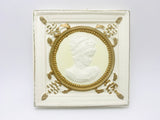 Vintage Porcelain Cameo Wall Plaques