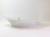 Vintage Reticulated Fruit Bowl Made in Germany
