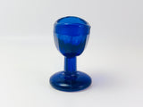 Vintage Blue Cobalt Glass Eye Wash Cup