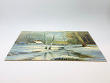 Vintage Litho on Textured Board, Winterset by Robert Wood