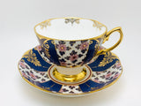 SOLD! Royal Albert 1900’s Regency Blue Teacup and Saucer