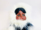 Vintage Sleepy Eye Eskimo Doll with Real Fur Coat