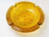 Vintage Anchor Hocking Soreno Amber Glass Ashtray