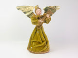 Vintage Angels with Foil Wings Christmas Ornaments