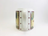 1986 Lowell Herrero Collection Ceramic Cat in the Fish Bowl Double Handled Cup or Sugar Bowl