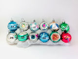 Vintage Small Glass Christmas Ornaments