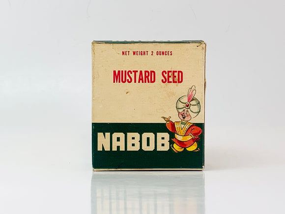 Vintage Nabob Mustard Seed Box