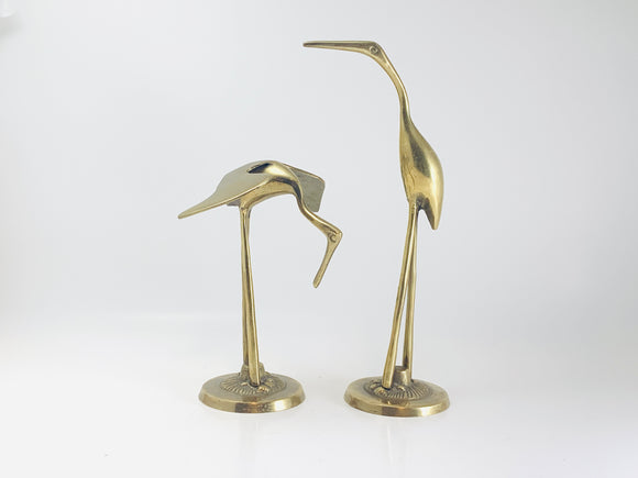 Vintage Brass Cranes